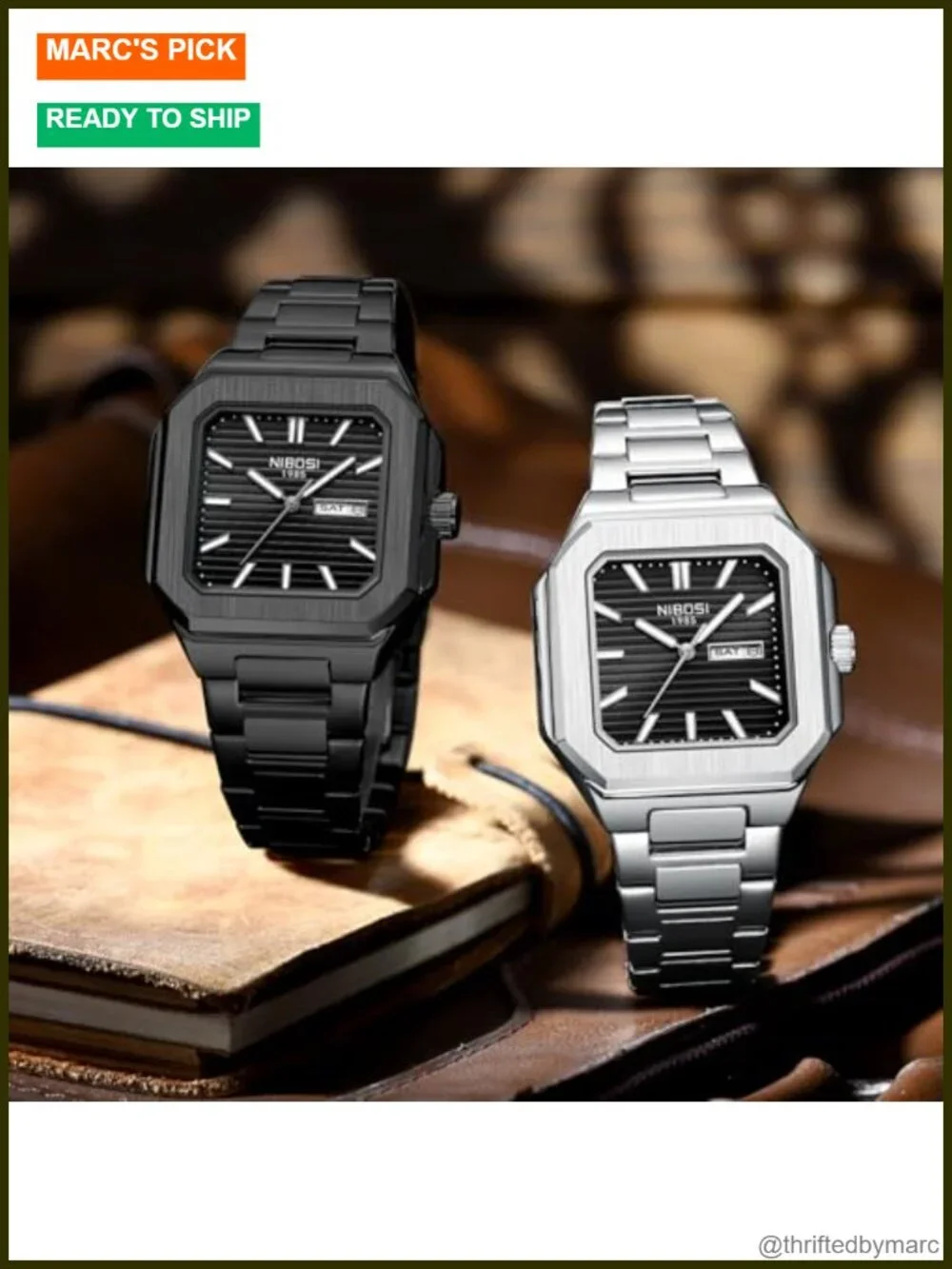 Men's Analog Quartz Stainless Steel Business Watch with Day and Date Display